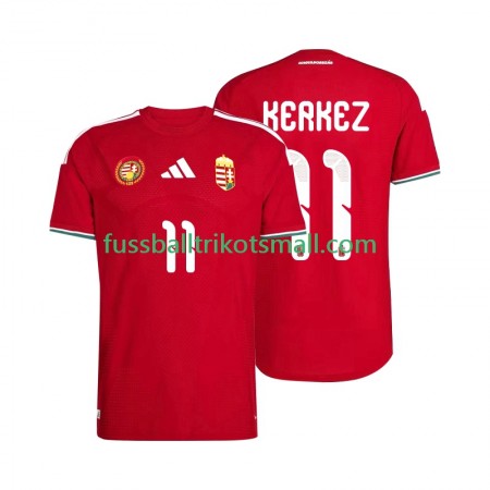 Fußballtrikots Ungarn Kerkez 11 World Cup 2026 Kurzarm Heimtrikotsatz kaufen
